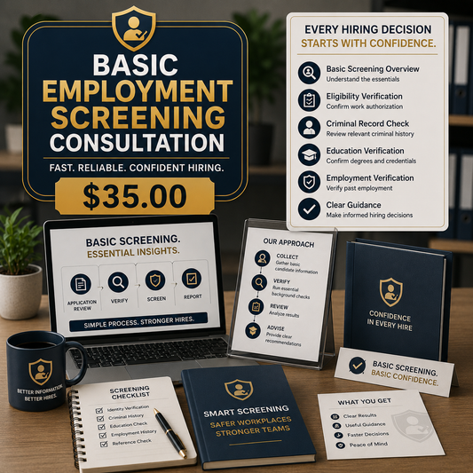 Basic Employment Screening Consultation