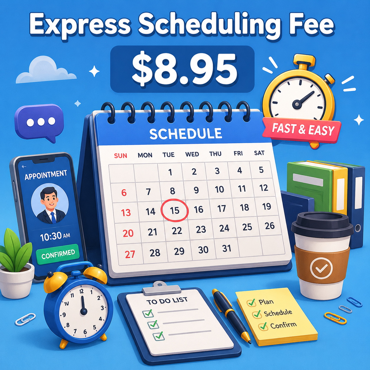 Express Scheduling Fee